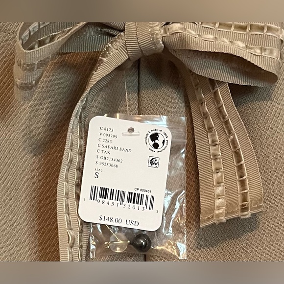 Free People wide leg pants with elastic waist & bow - Picture 5 of 5